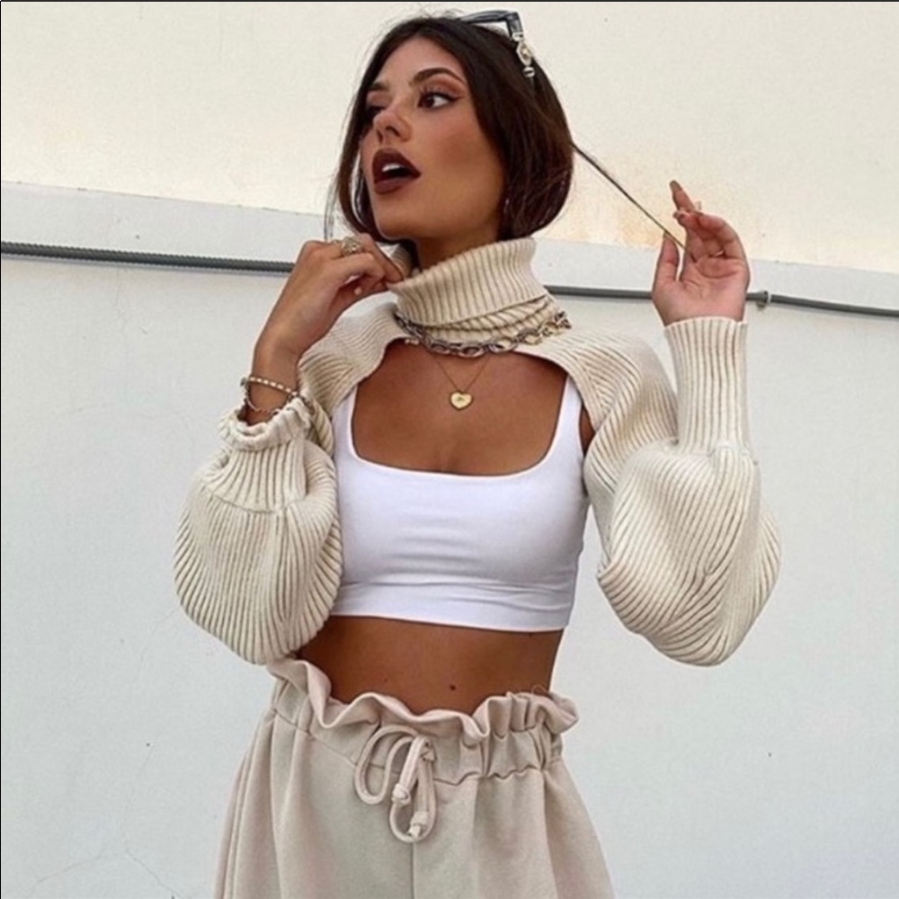 Zara Ribbed Arm Warmer
